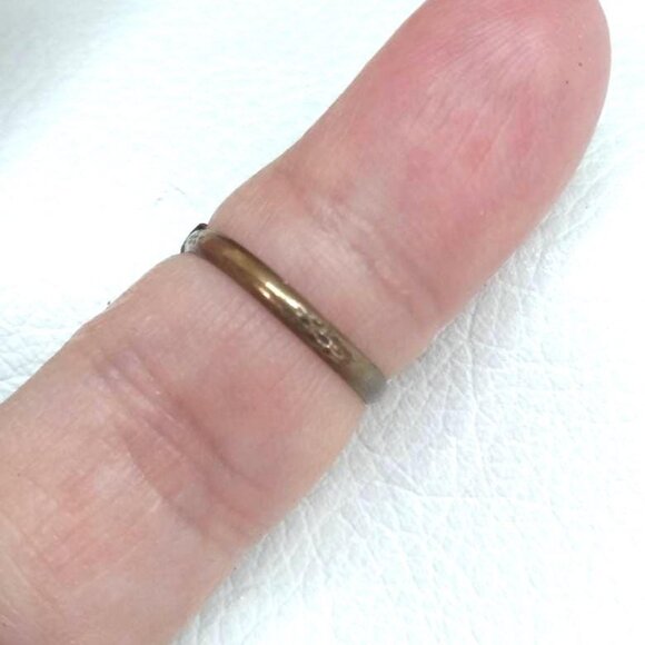 Midi Ring Toe Ring Antique Vintage band jewelry girl woman family newborn - Picture 7 of 10